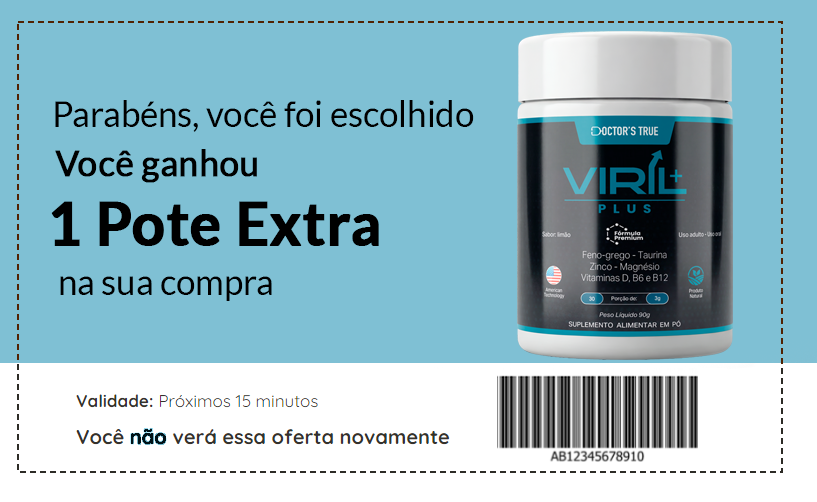 Oferta promocional VirilPlus: 1 pote extra