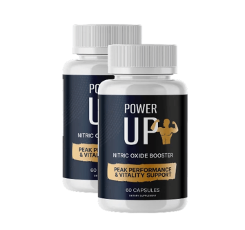 Power Up male vitality support bottles